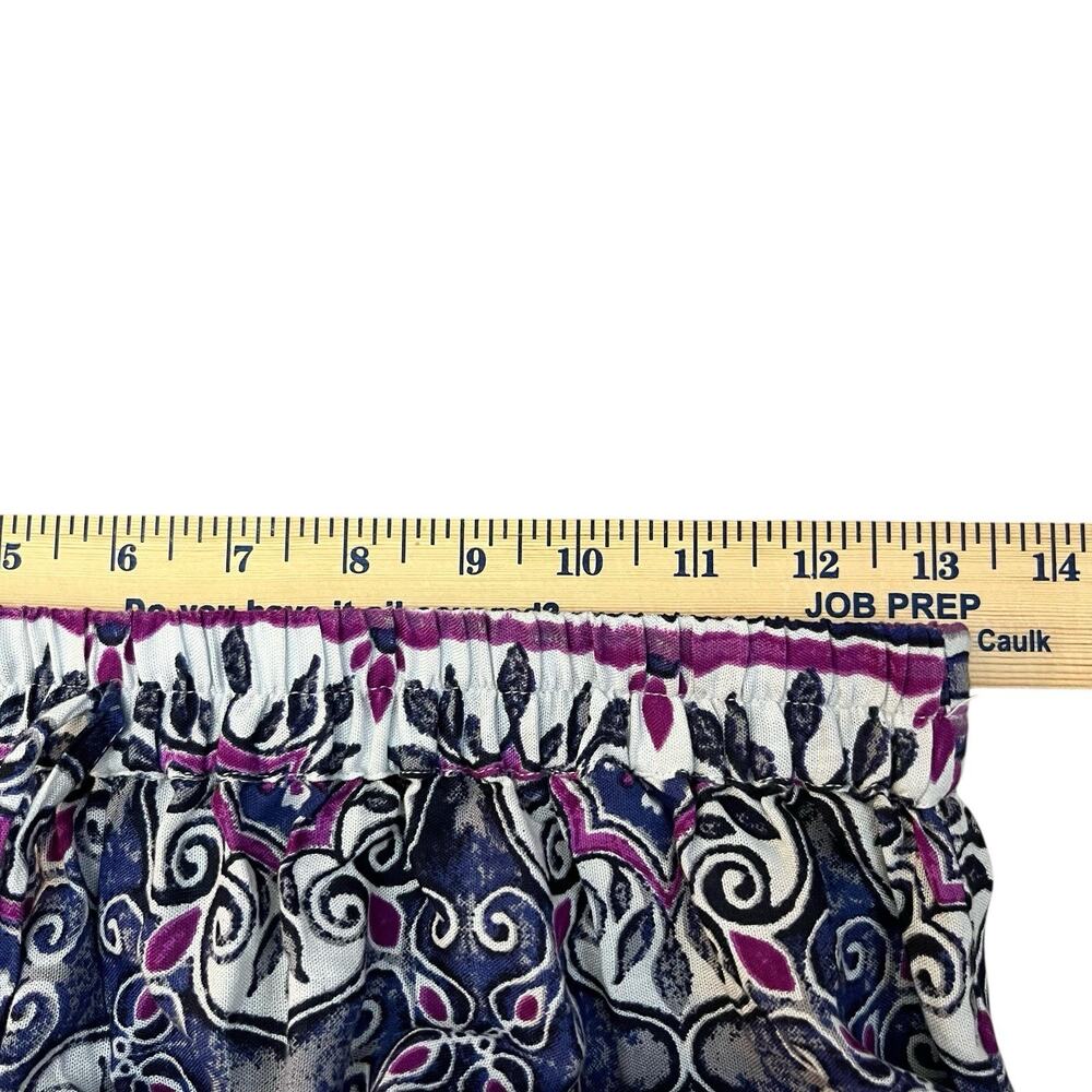 True Destinations Resort Wear Flare Pants Large Boho Mandala Vacation Beach - Picture 7 of 9